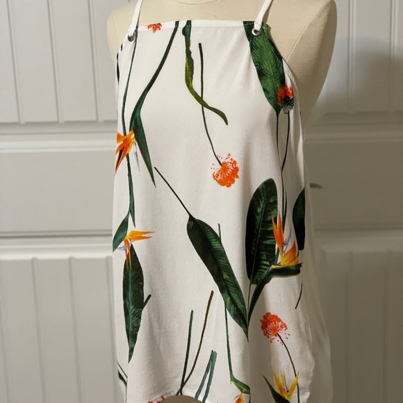NWOT Tropical Tank Top Spaghetti Straps (P197) - Picture 1 of 11